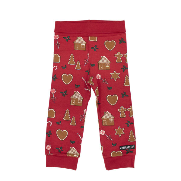 Leggings Gingerbread-Rosso