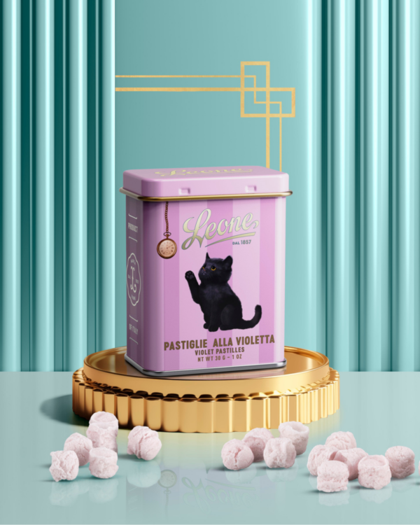 Lattina 30g Teneri cuccioli Pastiglie Violetta-Gattino Nero